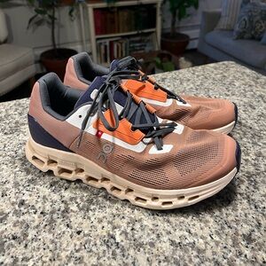 On Cloud Orange Running Shoes